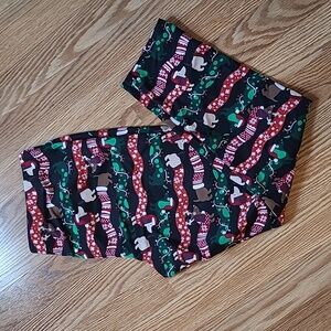 No Boundaries Juniors' Christmas Dachshund Ankle Leggings